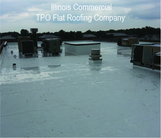 Commercial TPO flat roof
